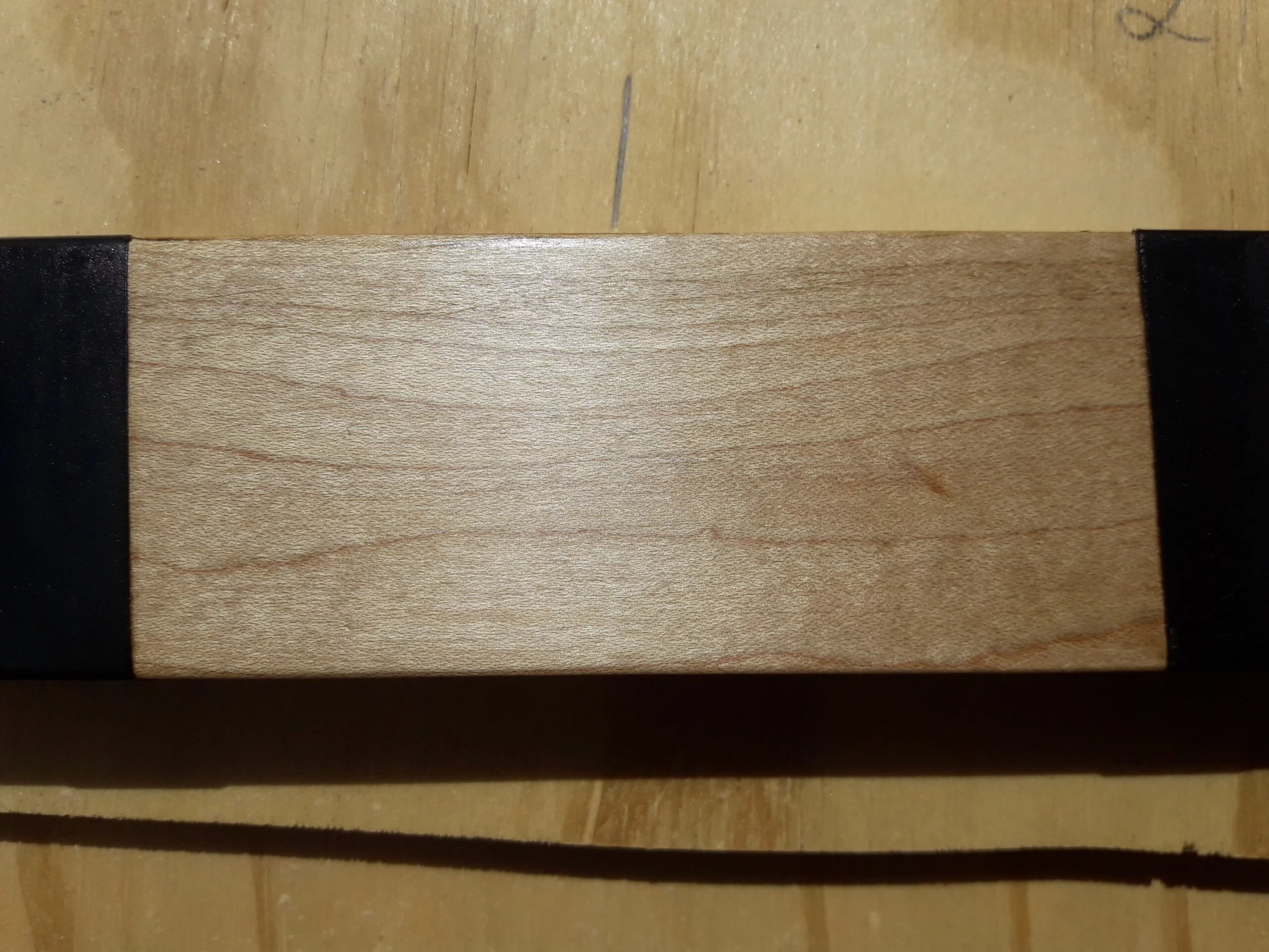 Birch tar oil on sugar maple 180 grit
